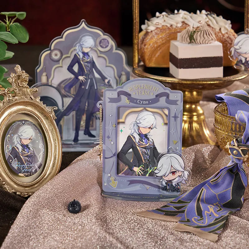 Cyno Genshin Impact merch and collectibles featuring a character figure