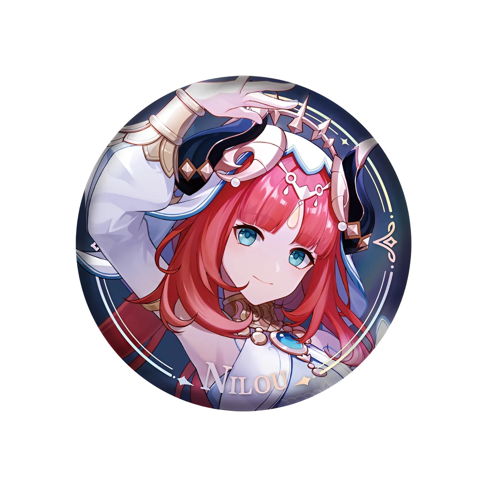 Nilou Genshin Impact merch and collectibles featuring a character figure