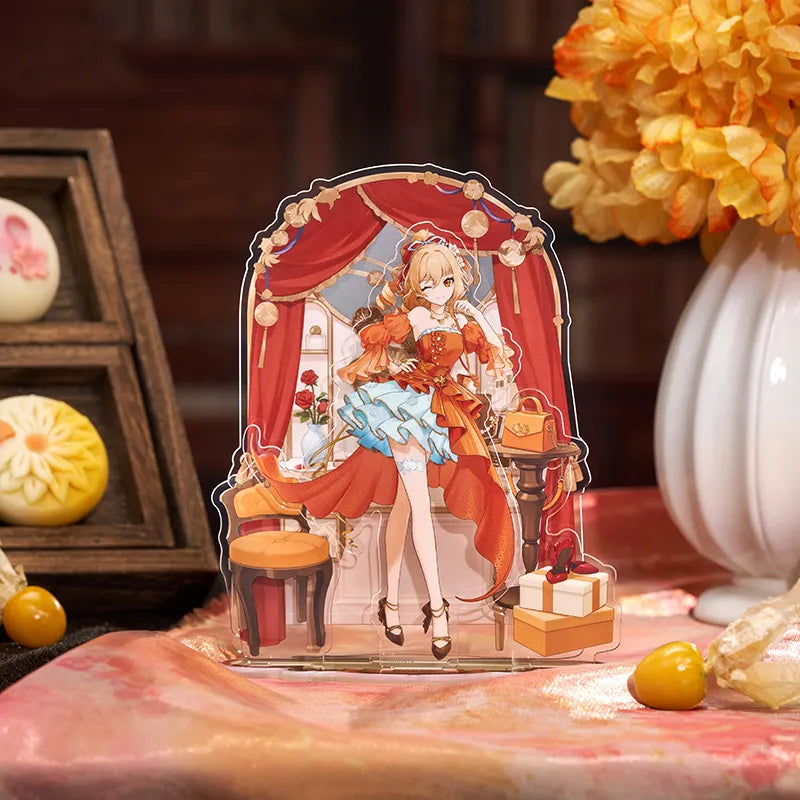 Yoimiya Genshin Impact merch and collectibles featuring the Pyro character
