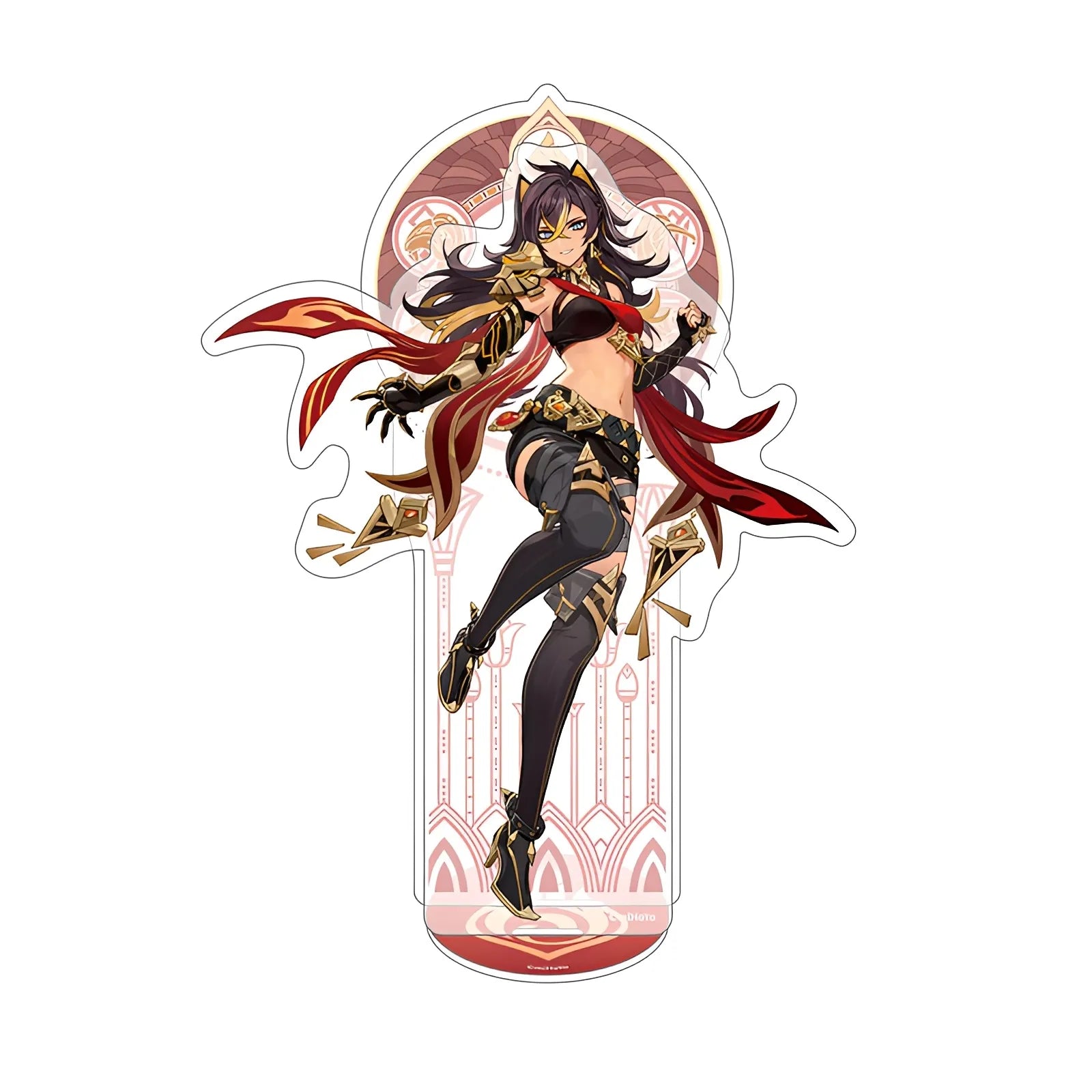 Dehya Genshin Impact merch and collectibles featuring a character figure