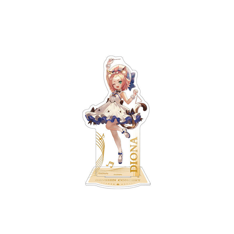 genshin impact diona character standee dusty glory concert series acrylic display