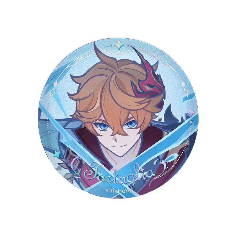 Tartaglia Canvas of Starlight Memories Character Badge from Genshin Impact