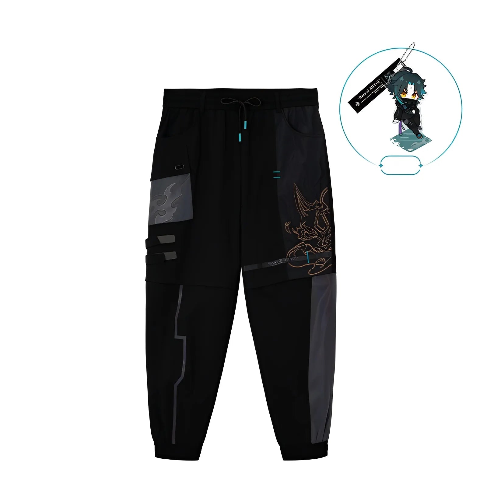 Genshin Impact Xiao techwear outfit streetwear cosplay styling