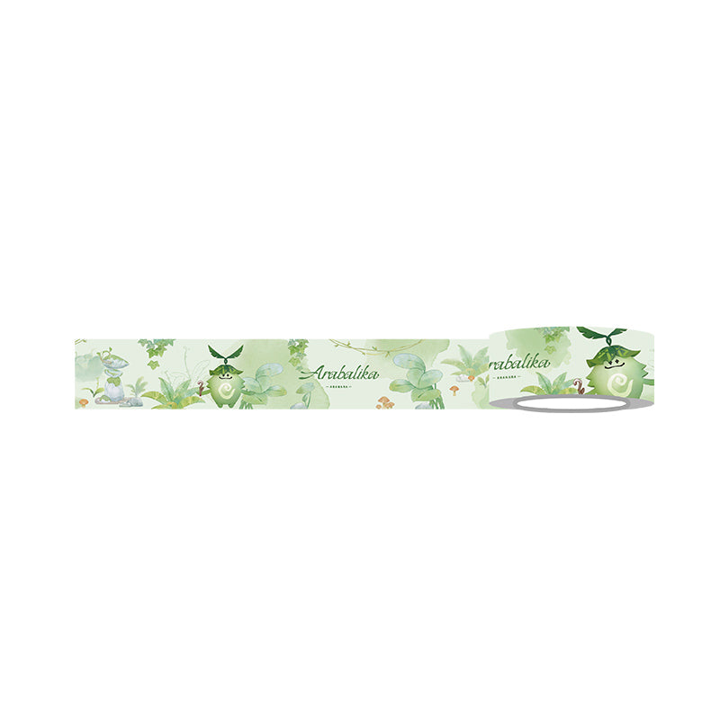Genshin Impact Aranara Arabalika washi tape green forest theme decorative tape