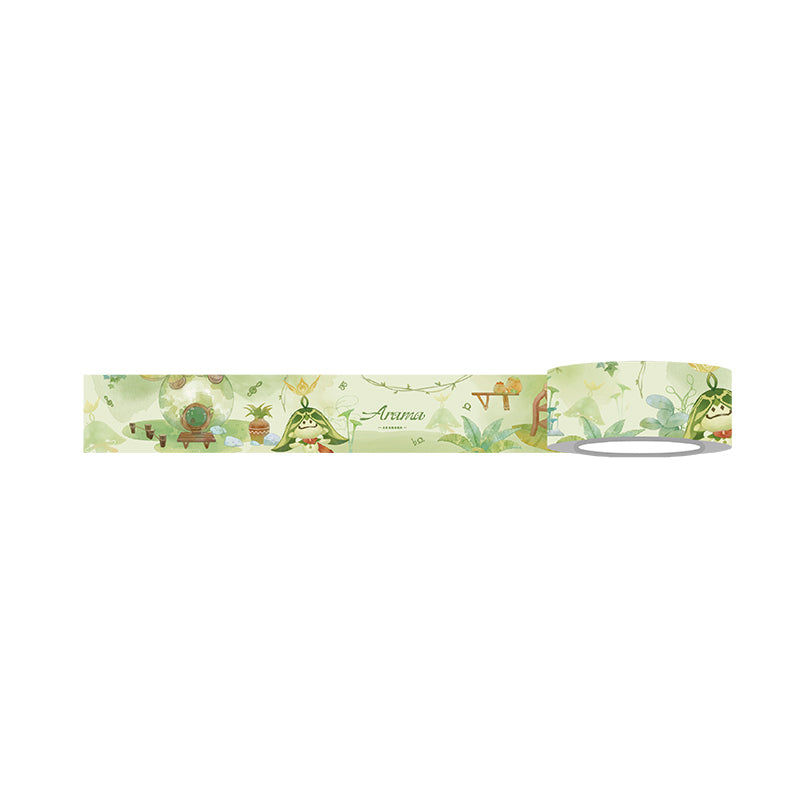 Genshin Impact Aranara Arama washi tape nature themed decorative masking tape