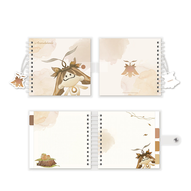 Genshin Impact Aranara Aramuhukunda notebook warm brown theme spiral notebook