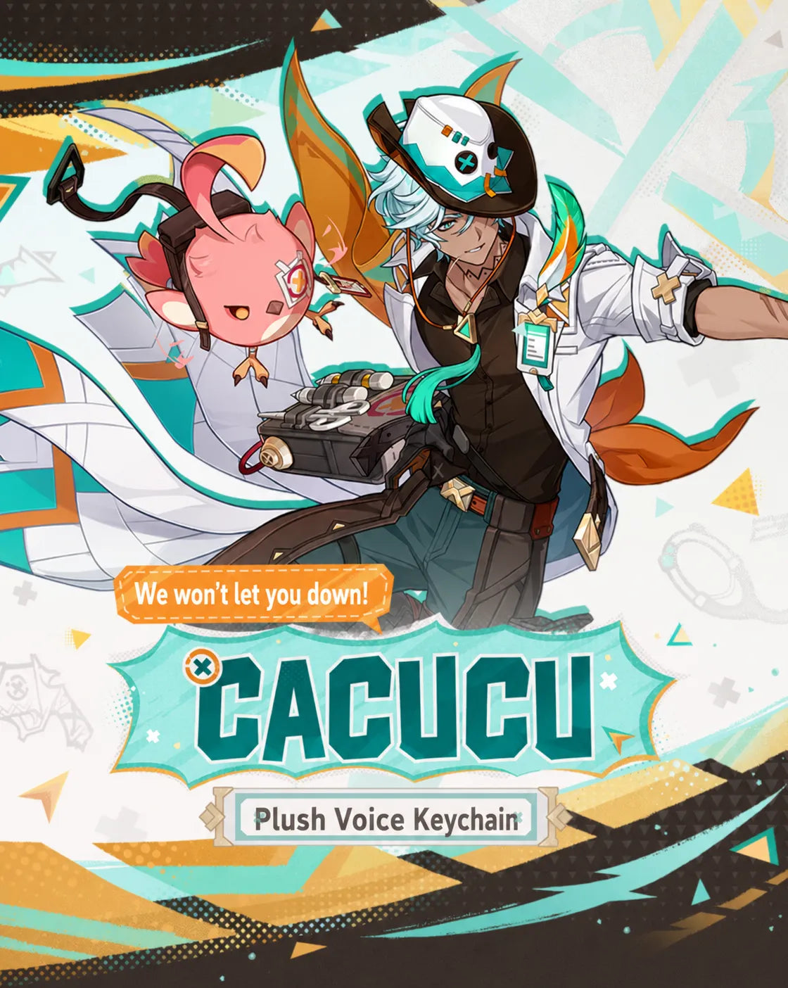 Cacucu Plush Voice Keychain Product Information