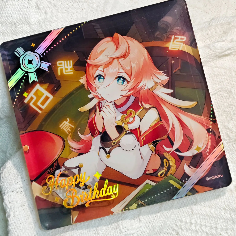 Posavasos Acrílico de Personaje Day of Destiny Genshin Impact