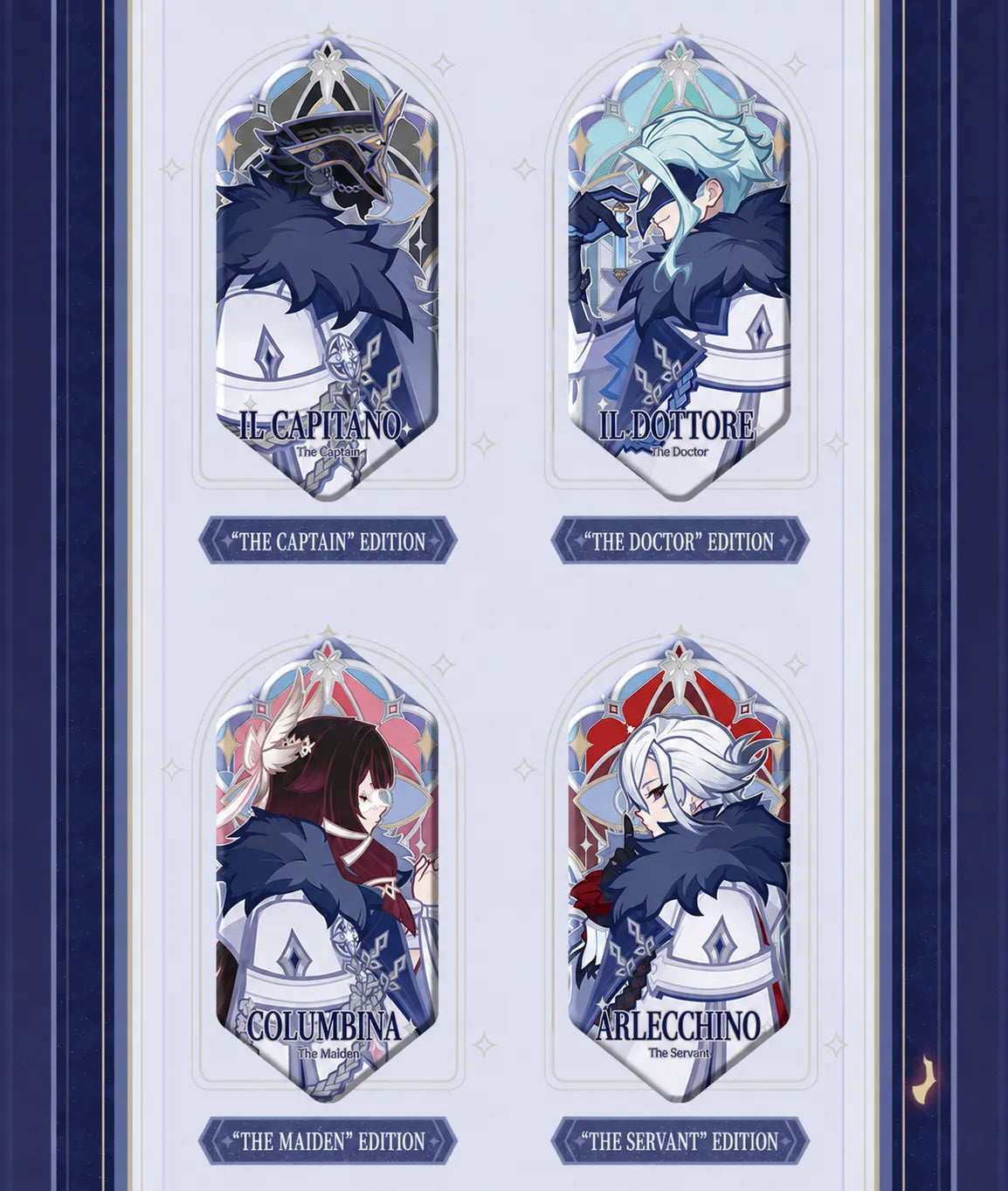 Il Dottore edition badge from the Frost and Flame Series