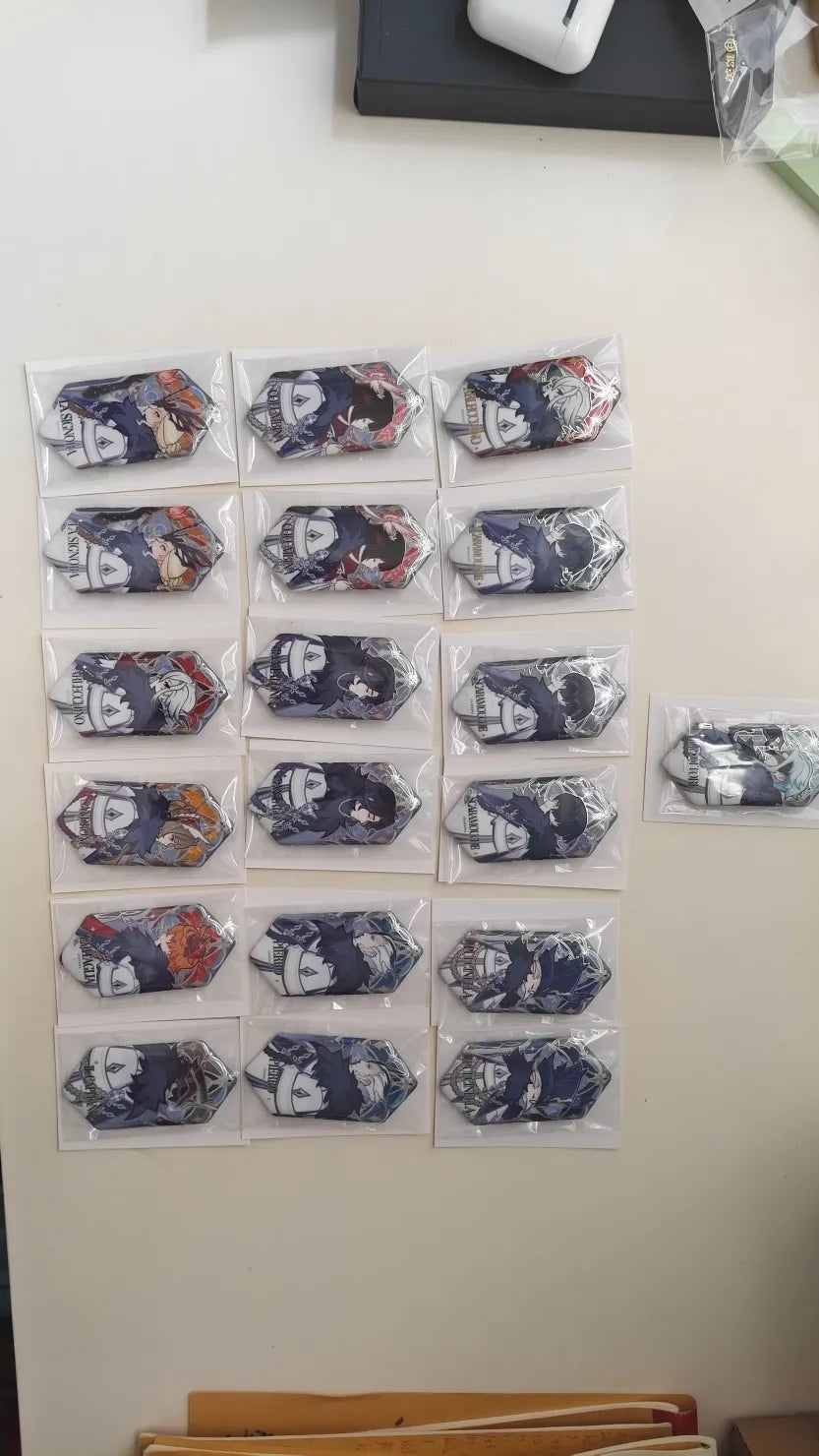 Genshin Impact Frost and Flame Series Badge Blind Box