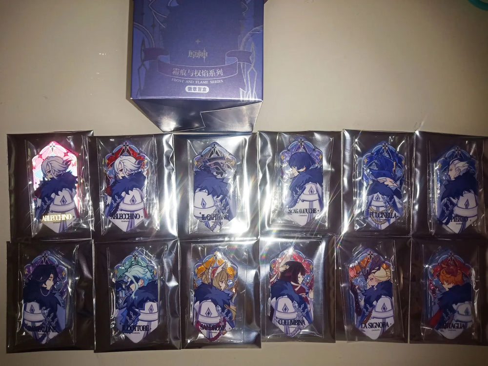 Genshin Impact Frost and Flame Series Badge Blind Box