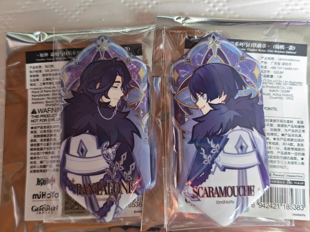 Genshin Impact Frost and Flame Series Badge Blind Box