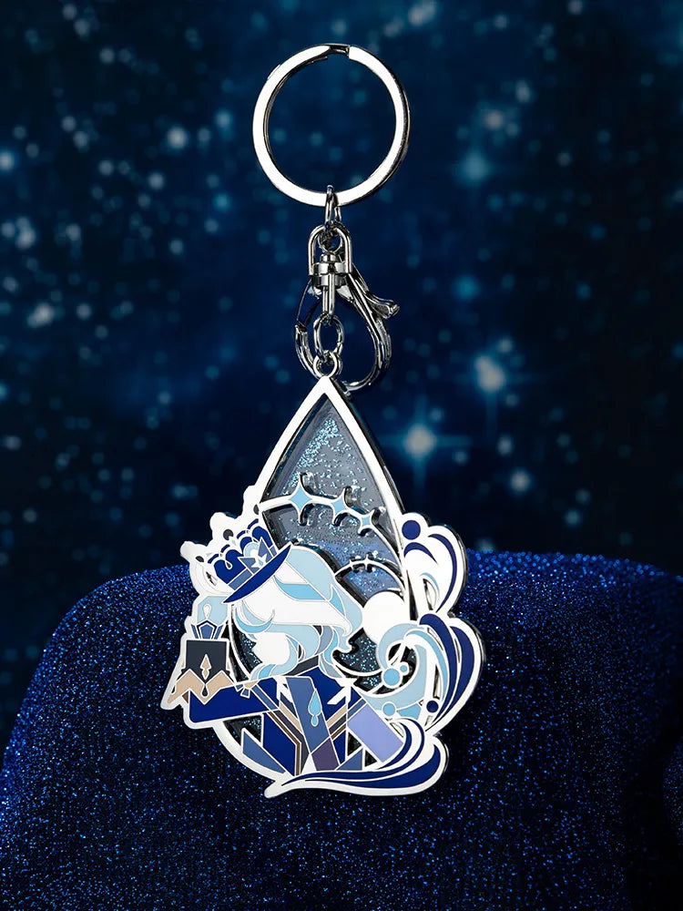 Furina Stage Focus Flowing Sand Metal Pendant Front View