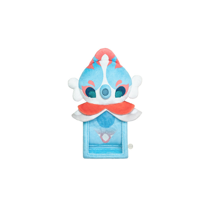 Genshin Impact Bubbler Seahorse plush card holder keychain blue version cute ocean design