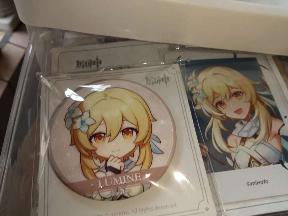 Genshin Impact Cleanse Operation Series Badge & Card Set Collection