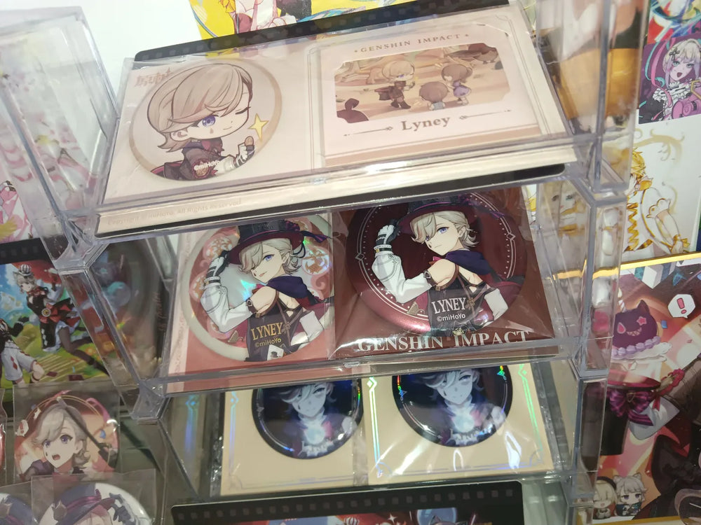 Genshin Impact Cleanse Operation Series Badge & Card Set Collection