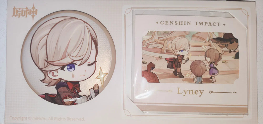 Genshin Impact Cleanse Operation Series Badge & Card Set Collection