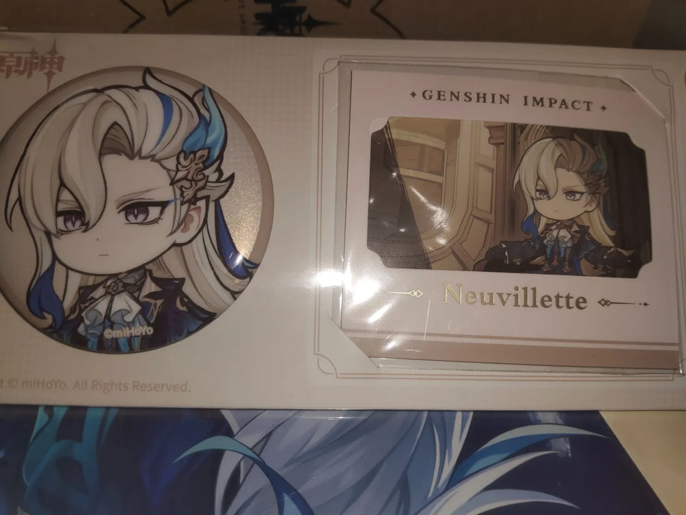 Genshin Impact Cleanse Operation Series Badge & Card Set Collection
