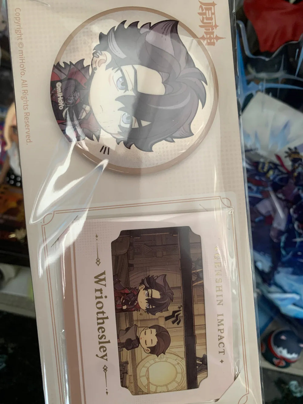 Genshin Impact Cleanse Operation Series Badge & Card Set Collection