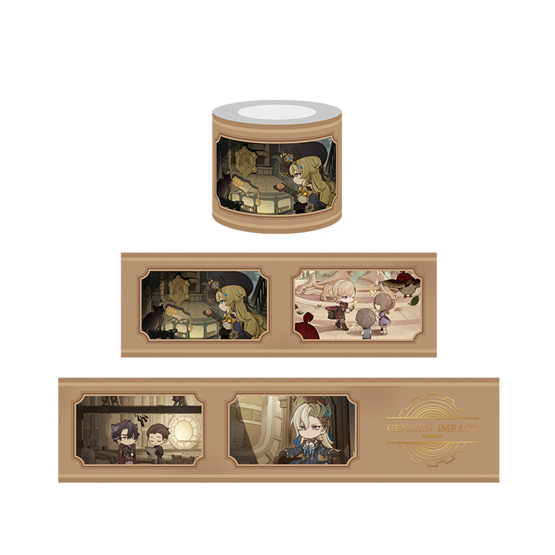 Genshin Impact Cleanse Operation Series themed washi tape design