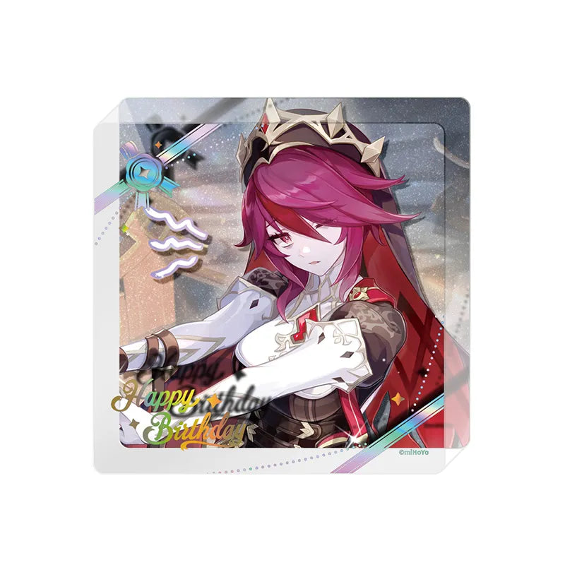 Genshin Impact Day of Destiny Rosaria Acrylic Cup Mat
