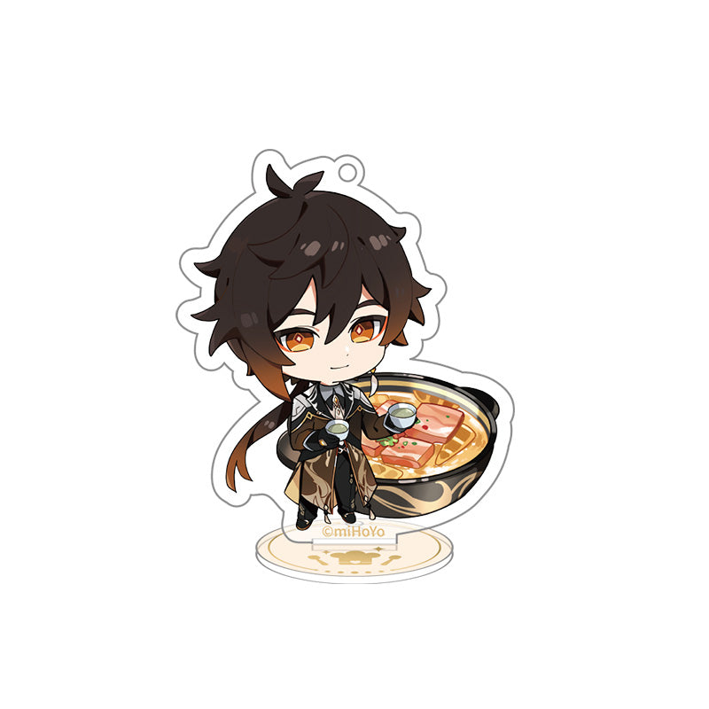 Genshin Impact Flavorful Party Series Zhongli acrylic stand chibi character display figure