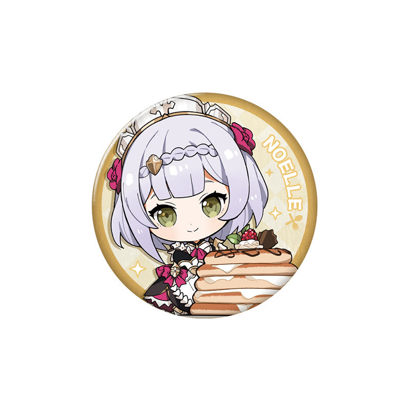 Genshin Impact Flavorful Party Series Noelle character badge chibi design collectible pin
