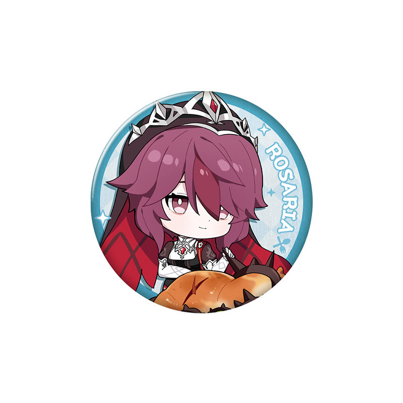 Genshin Impact Flavorful Party Series Rosaria character badge chibi design collectible pin
