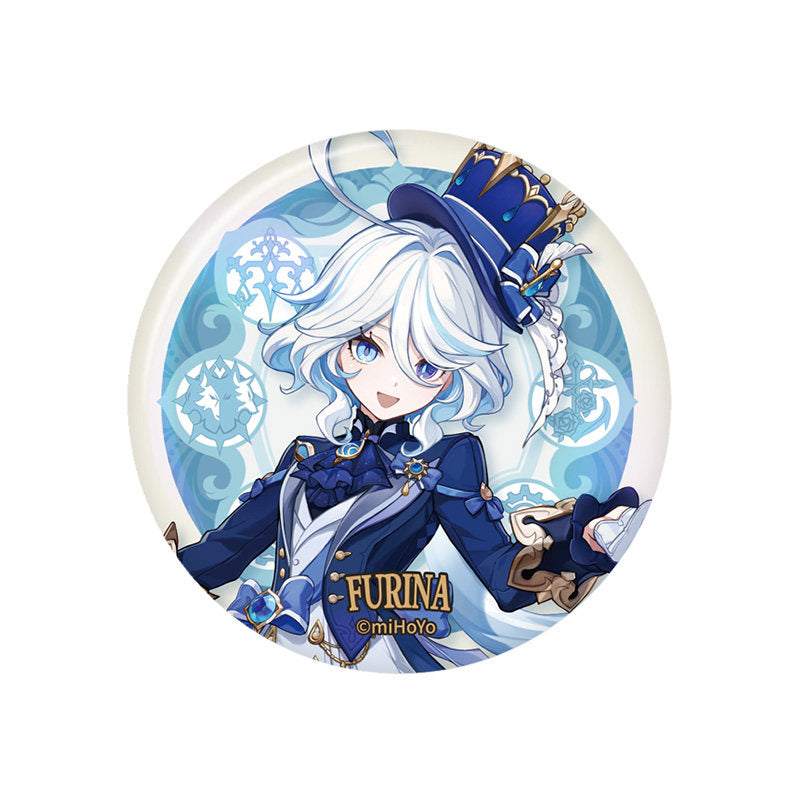 Genshin Impact Fontaine Series character badge Furina enamel pin collectible