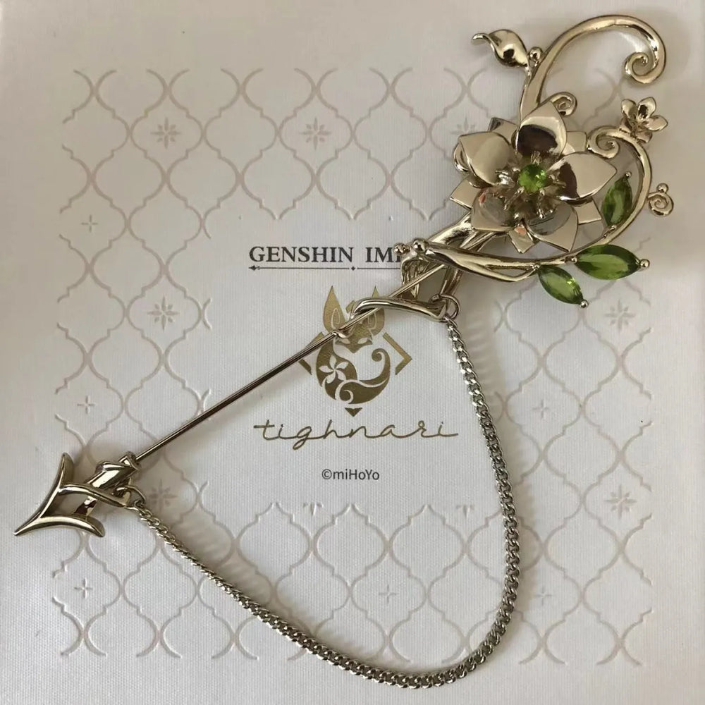 Genshin Impact Collar y Broche Tighnari – Serie Forest & Sand