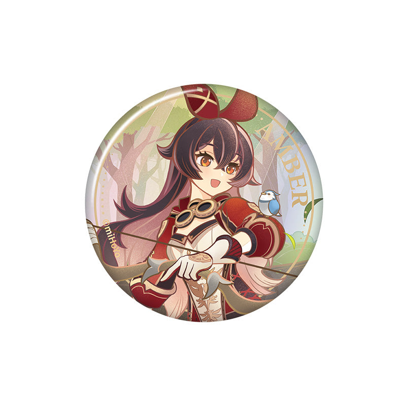 Genshin Impact Genius Invokation TCG acrylic card Amber transparent character card design