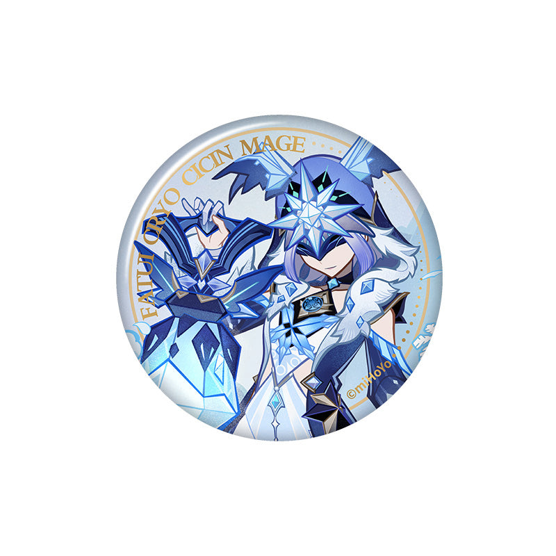 Genshin Impact Genius Invokation TCG acrylic card Cryo Cicin Mage transparent character card design