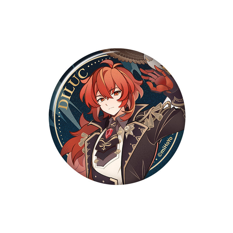 Genshin Impact Genius Invokation TCG acrylic card Diluc transparent character card design