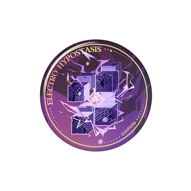 Genshin Impact Genius Invokation TCG acrylic card Electro Hypostasis transparent character card design