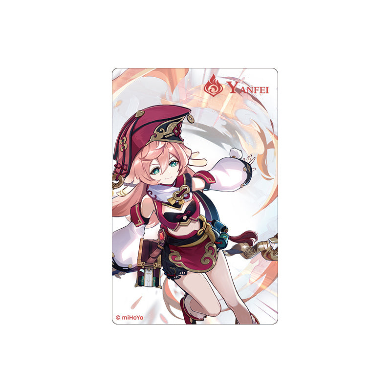 Genshin Impact Genius Invokation TCG acrylic card Yanfei transparent collectible design