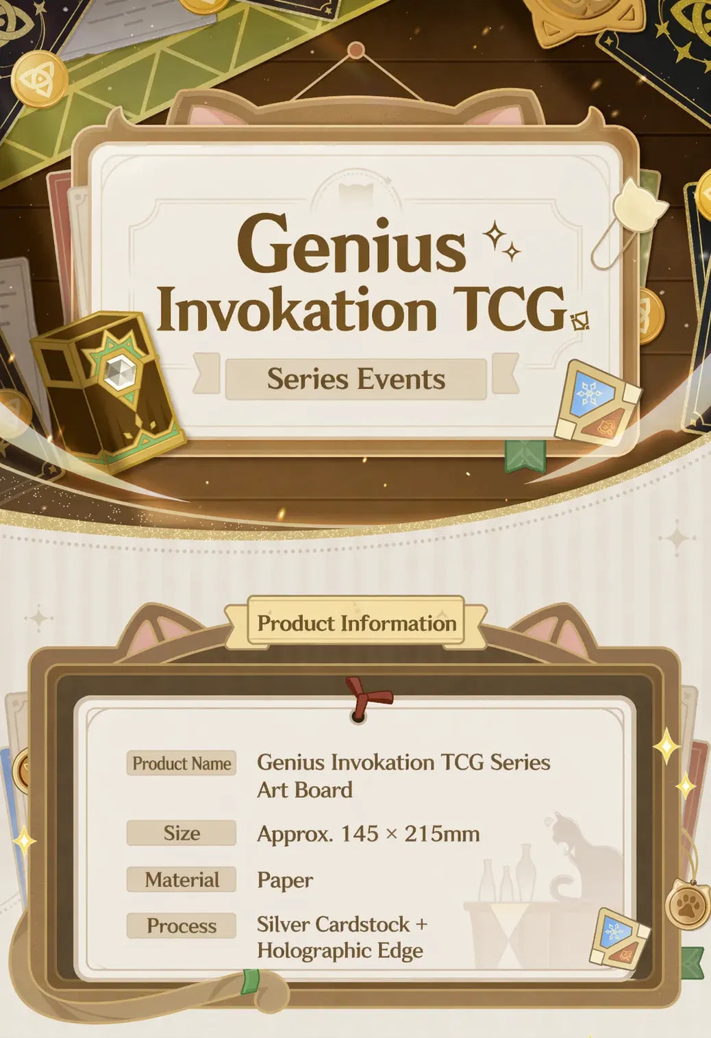 Genshin Impact art card detailed illustration design showcase