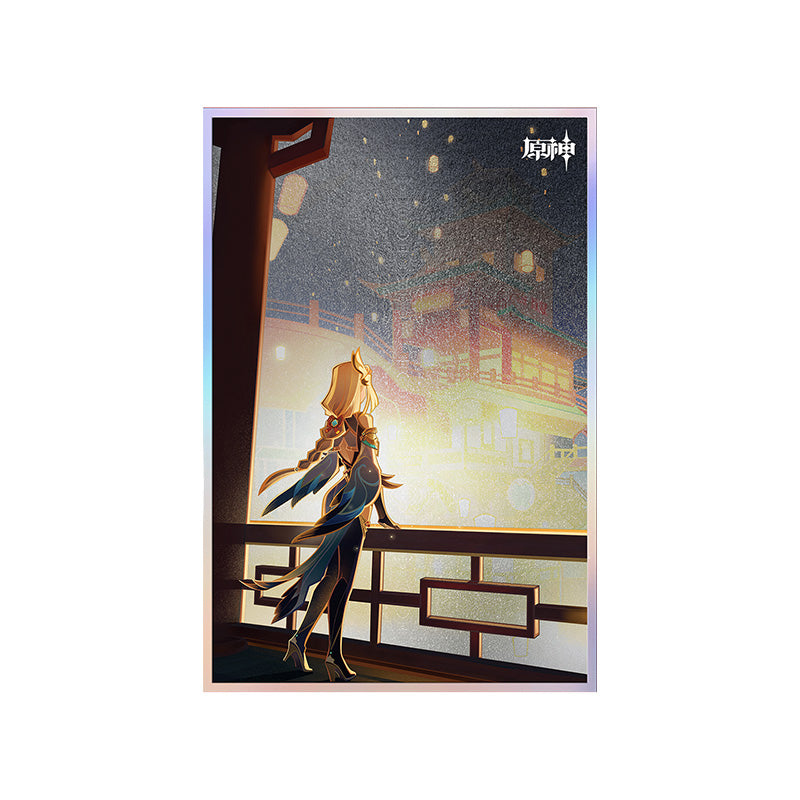 Genshin Impact Genius Invokation TCG art card Return of the Crane