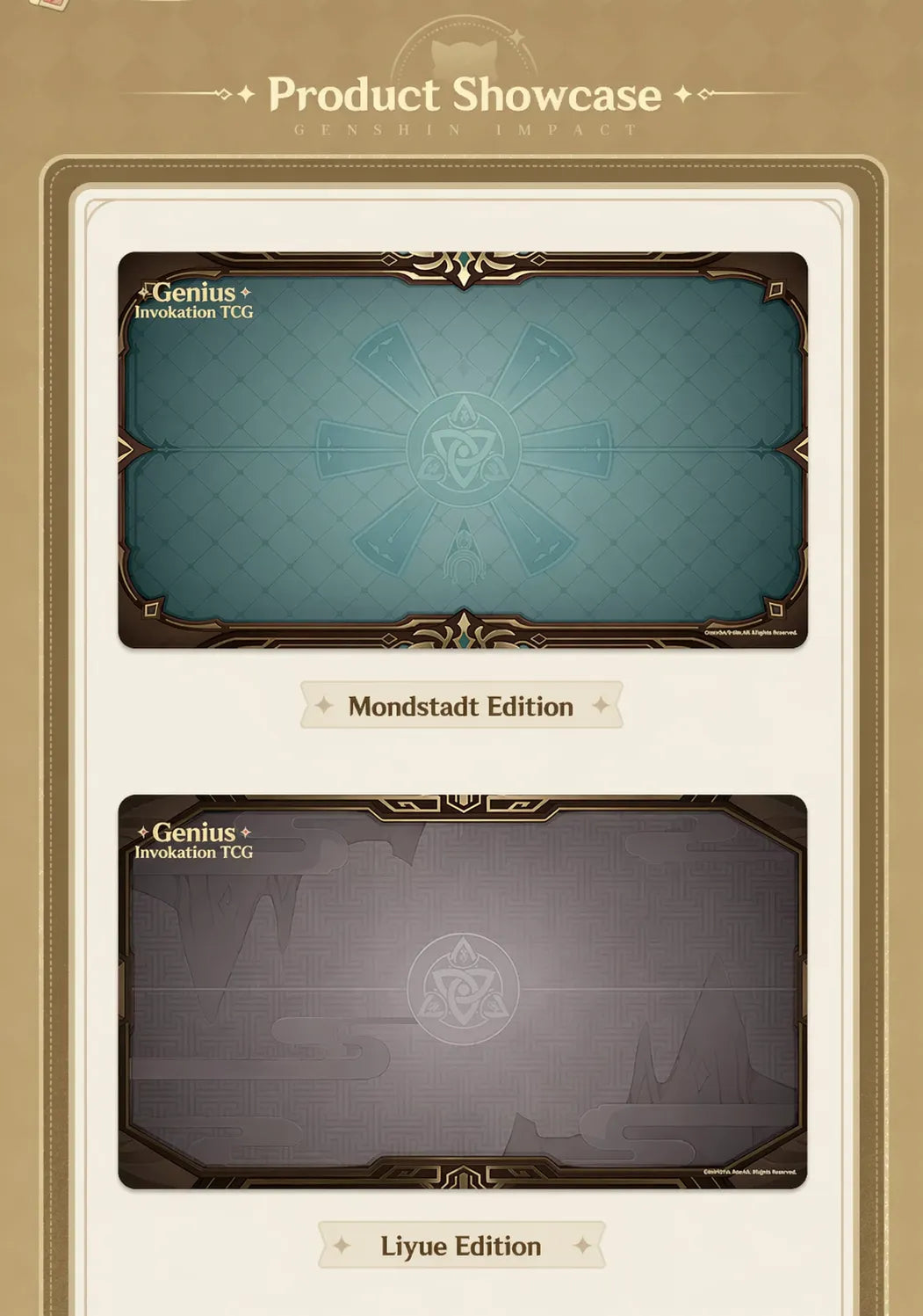 Genshin Impact mouse pad size 700x400mm extended desk mat dimension detail