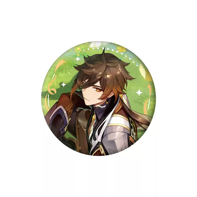 Genshin Impact 2nd Anniversary Zhongli character badge