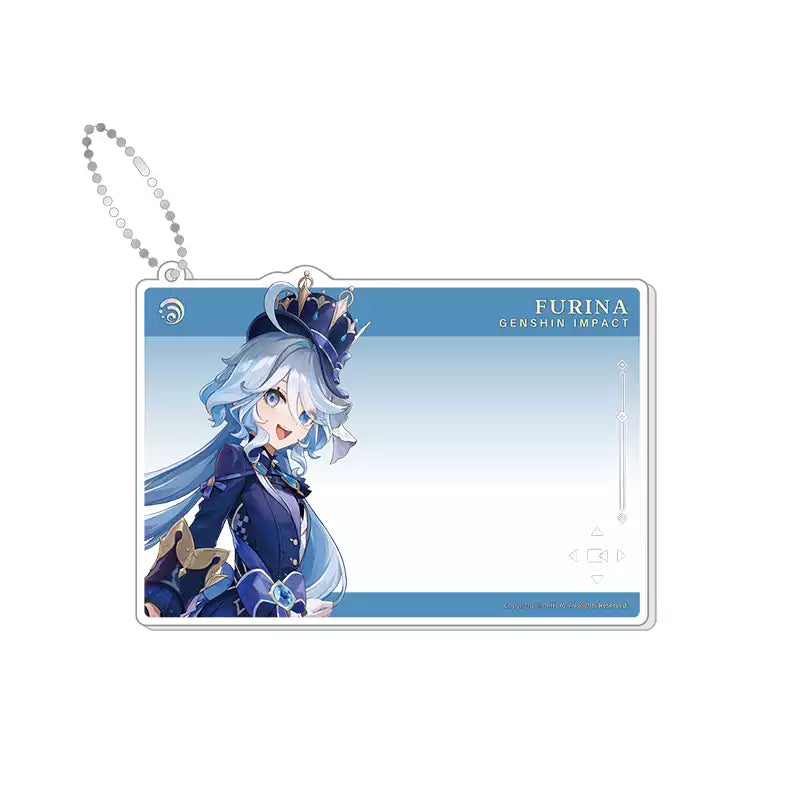 Genshin Impact 3rd Anniversary Furina acrylic card