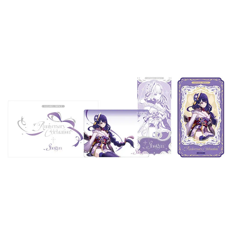 Genshin Impact 6th Anniversary Celebration Raiden Shogun commemorative ticket set