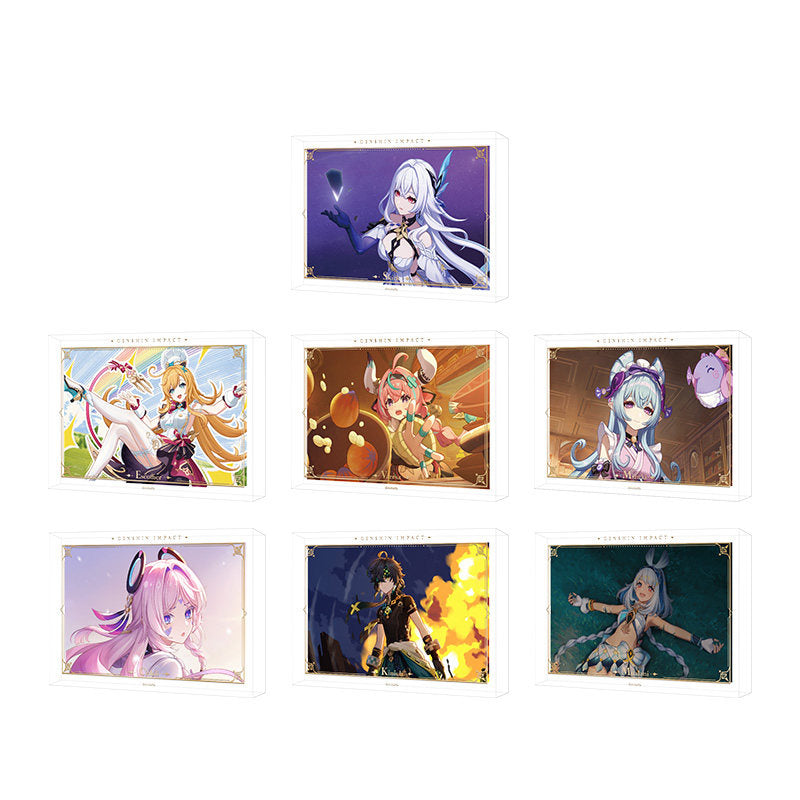 Genshin Impact acrylic PV series framed artwork collection character display