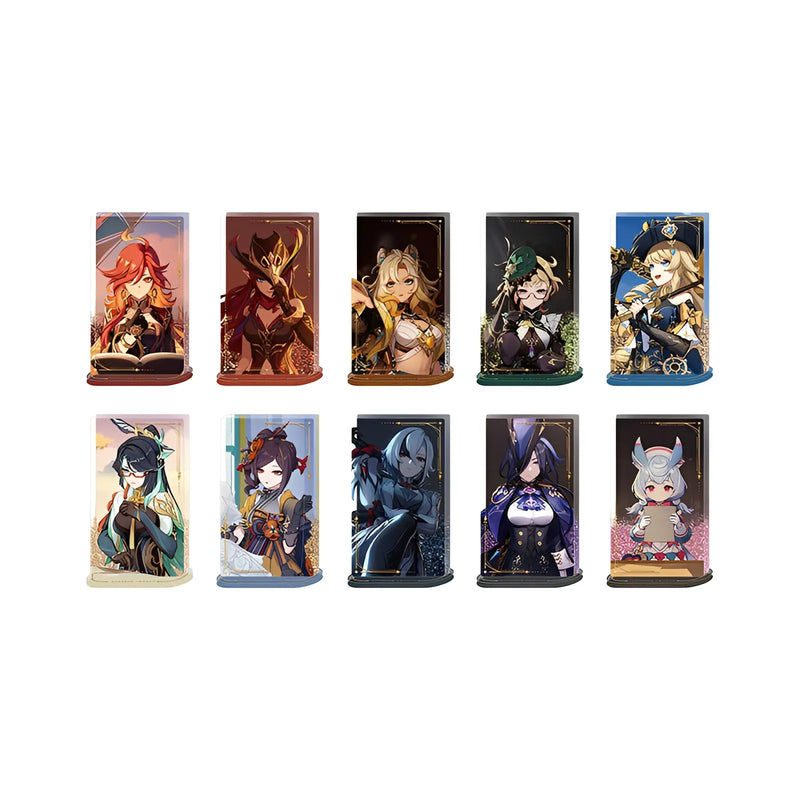 Genshin Impact acrylic PV series standee multiple characters display set