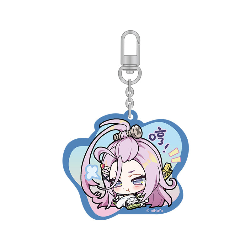 Genshin Aino Q Version Expression Series acrylic keychain official merchandise chibi character charm