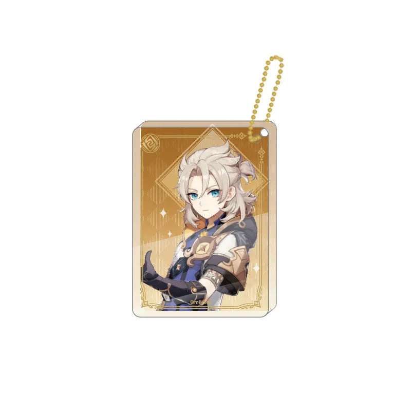 Genshin Impact Albedo thick acrylic keychain