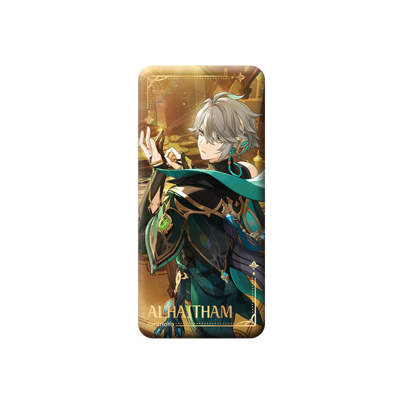 Genshin Impact Alhaitham square badge theme series collectible pin