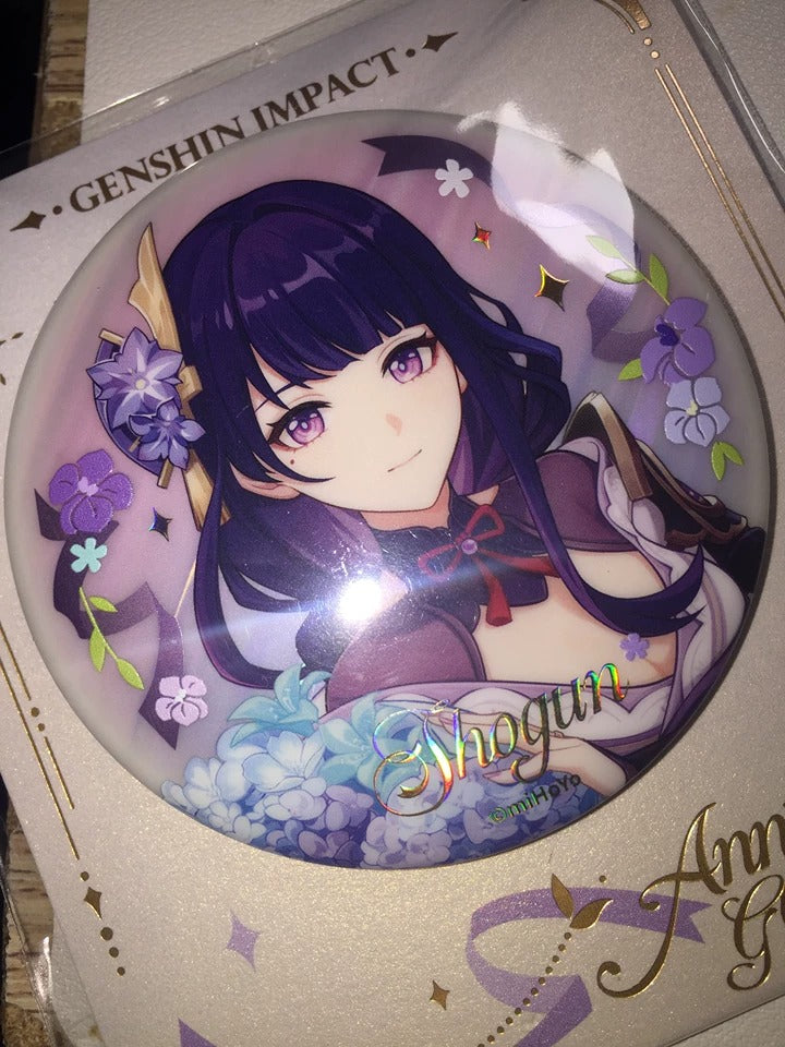 Pins de Personagens Genshin Impact Série Aniversário