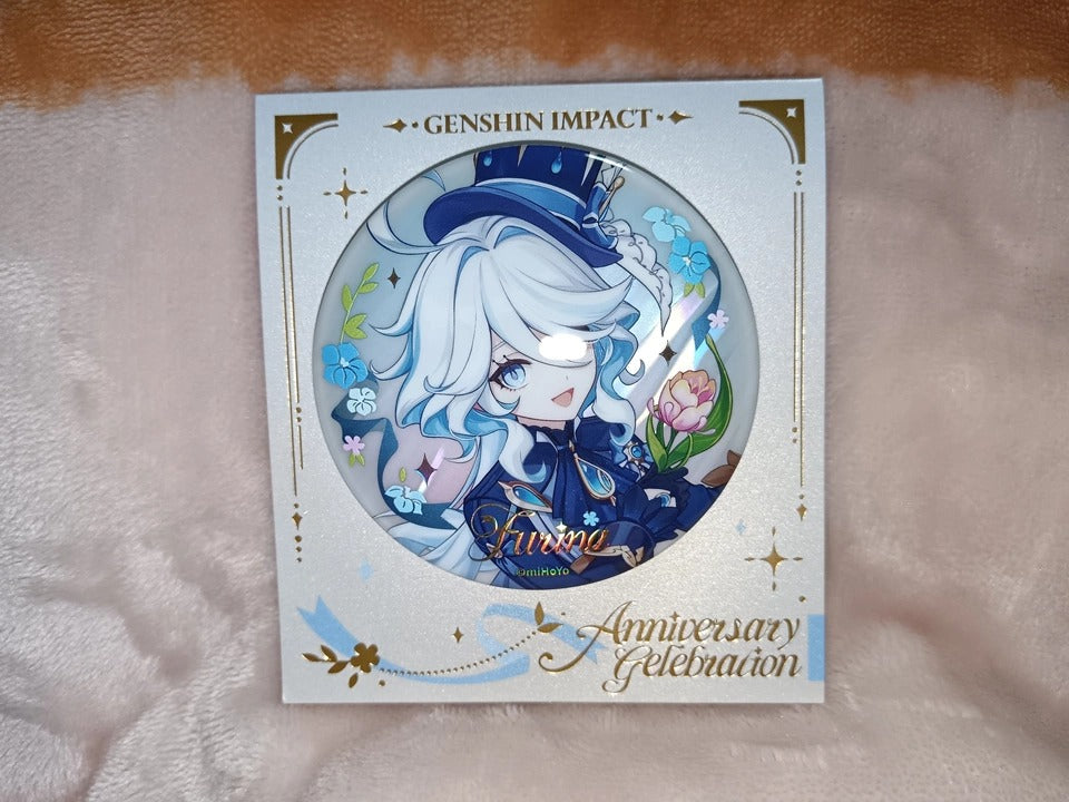 Pins de Personagens Genshin Impact Série Aniversário