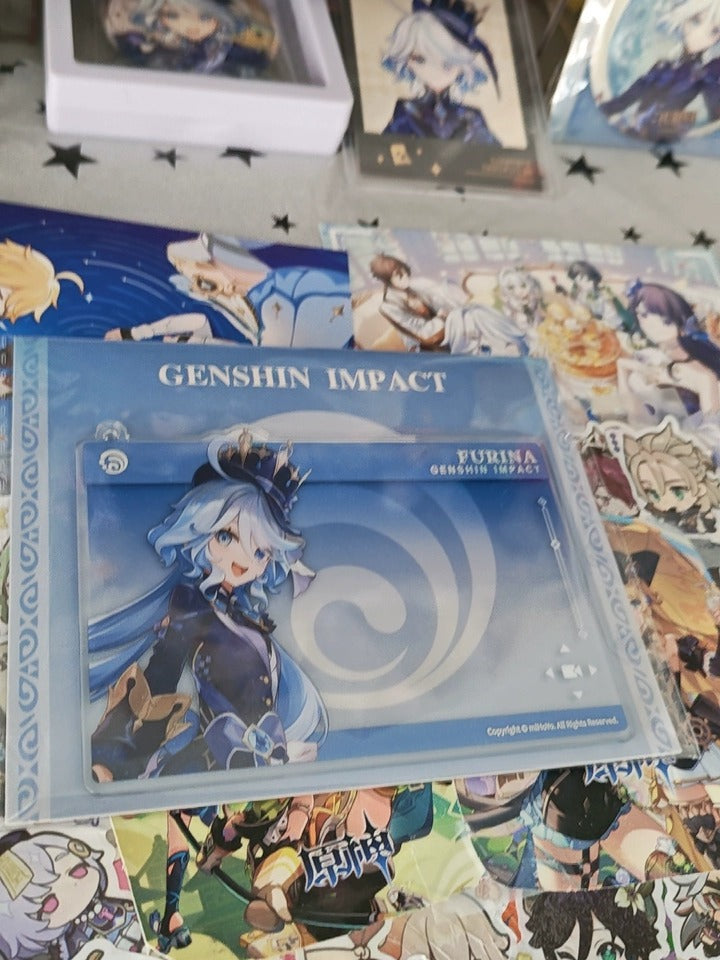 Genshin Impact Série de Aniversário Cartão Acrílico – Coleção de Personagens