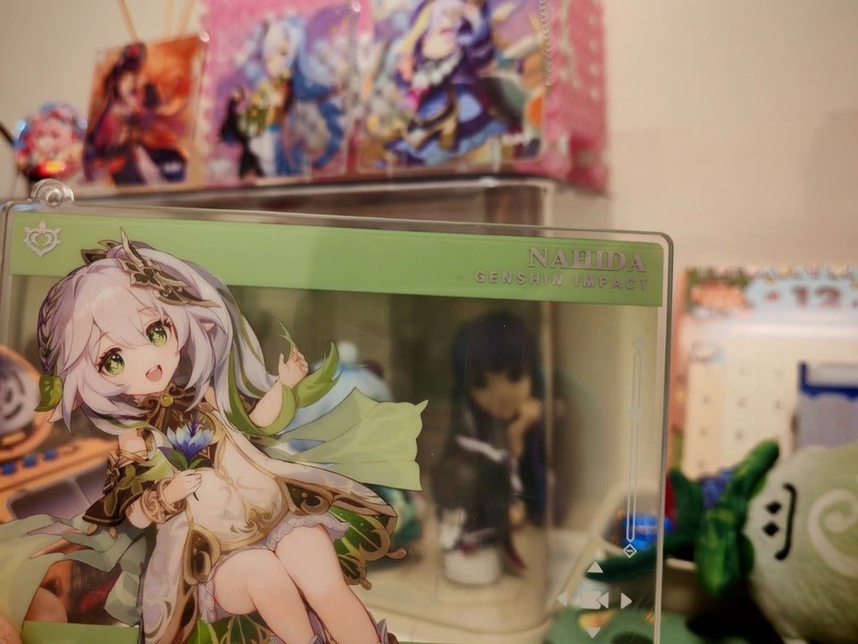 Genshin Impact Série de Aniversário Cartão Acrílico – Coleção de Personagens